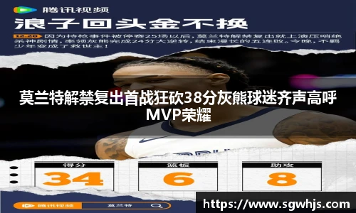 莫兰特解禁复出首战狂砍38分灰熊球迷齐声高呼MVP荣耀